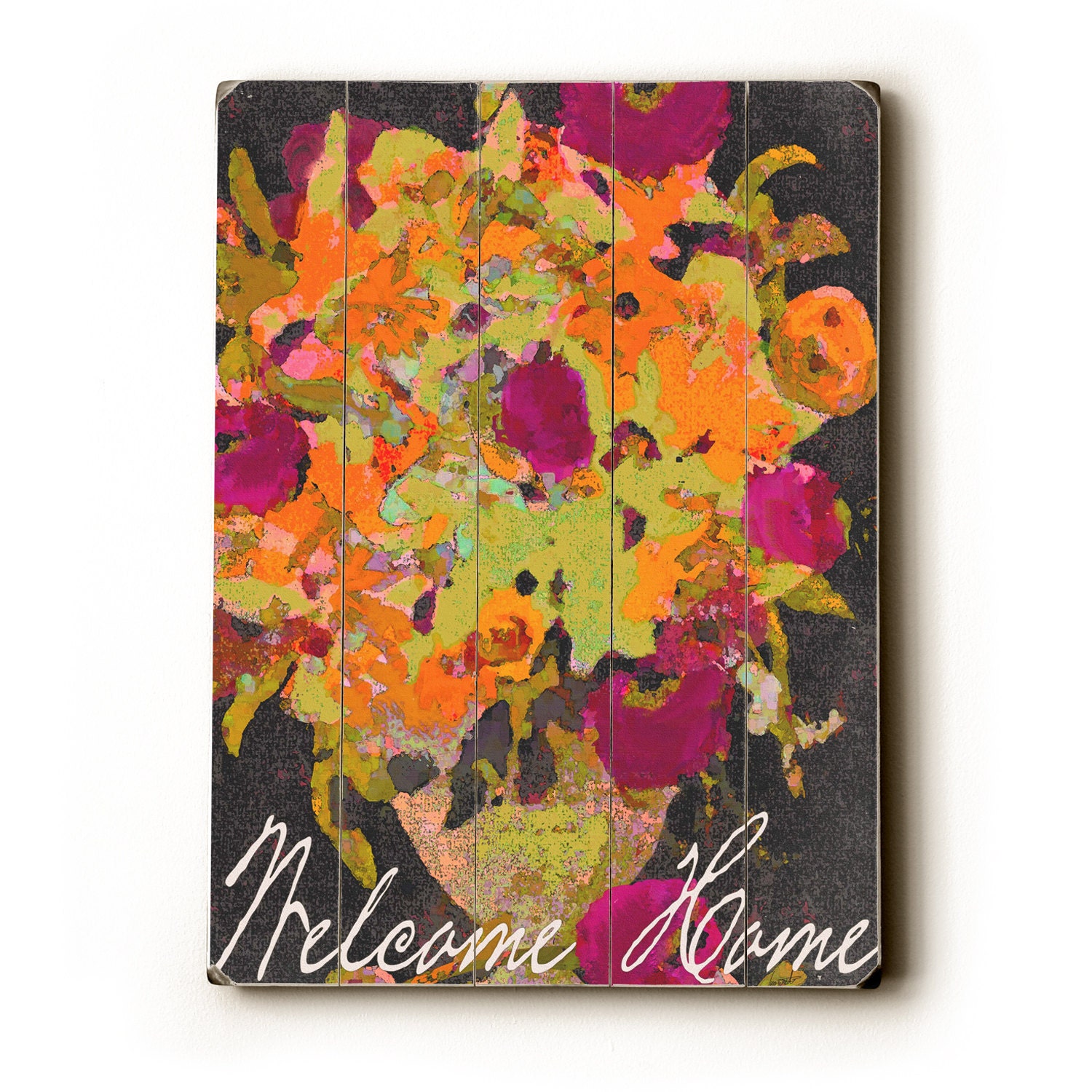 Welcome Home 18 x 24 wooden sign wall art