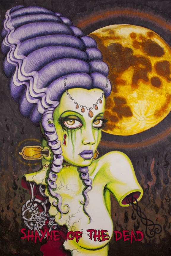Bride of Frankenstein "The Bride" 4x6 photo print (many sizes available)
