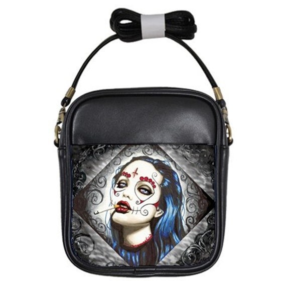 Sugar Skull Sling Purse