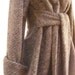 Maria Severyna Gray Knitted Wool Lined Coat