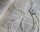 Freshwater Pearl Crystal Necklace
