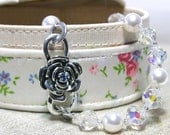 Swarovski Pearl and Crystal Rose Bracelet