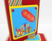 Happy Birthday Celebrate Card with Matching Embellished Envelope