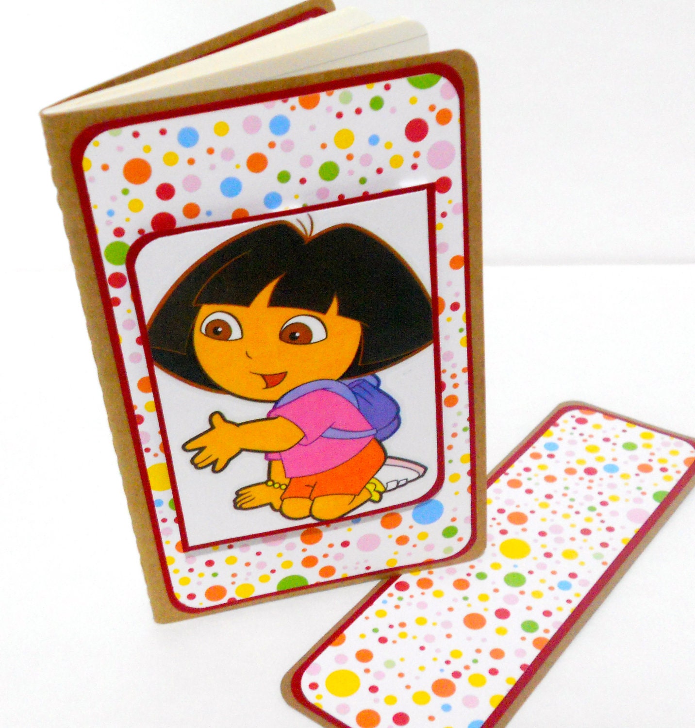 Dora Moleskine Journal with Matching Bookmark