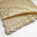 Knitted Baby Blanket - Light Yellow