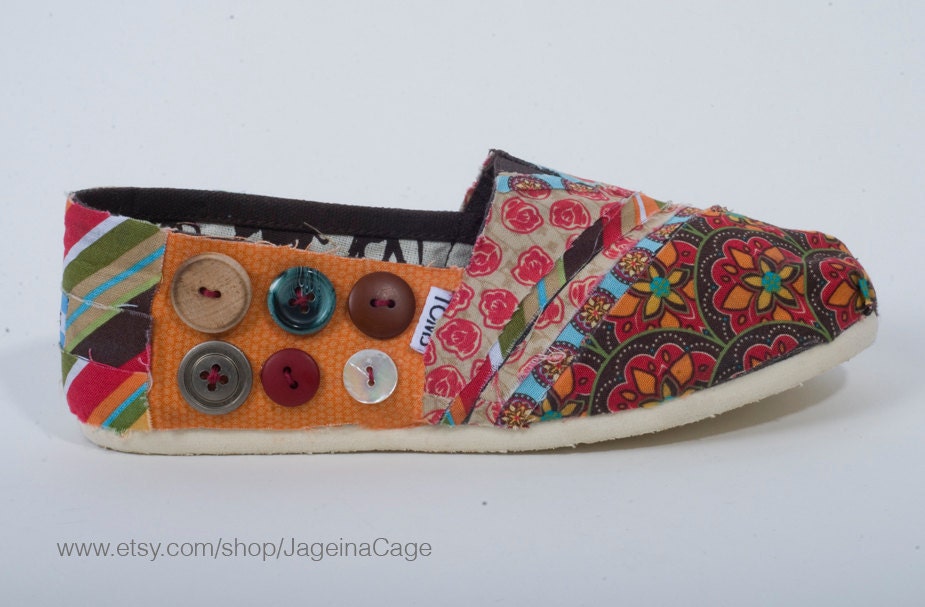Toms Shoes- Fabric Covered STYLE 1