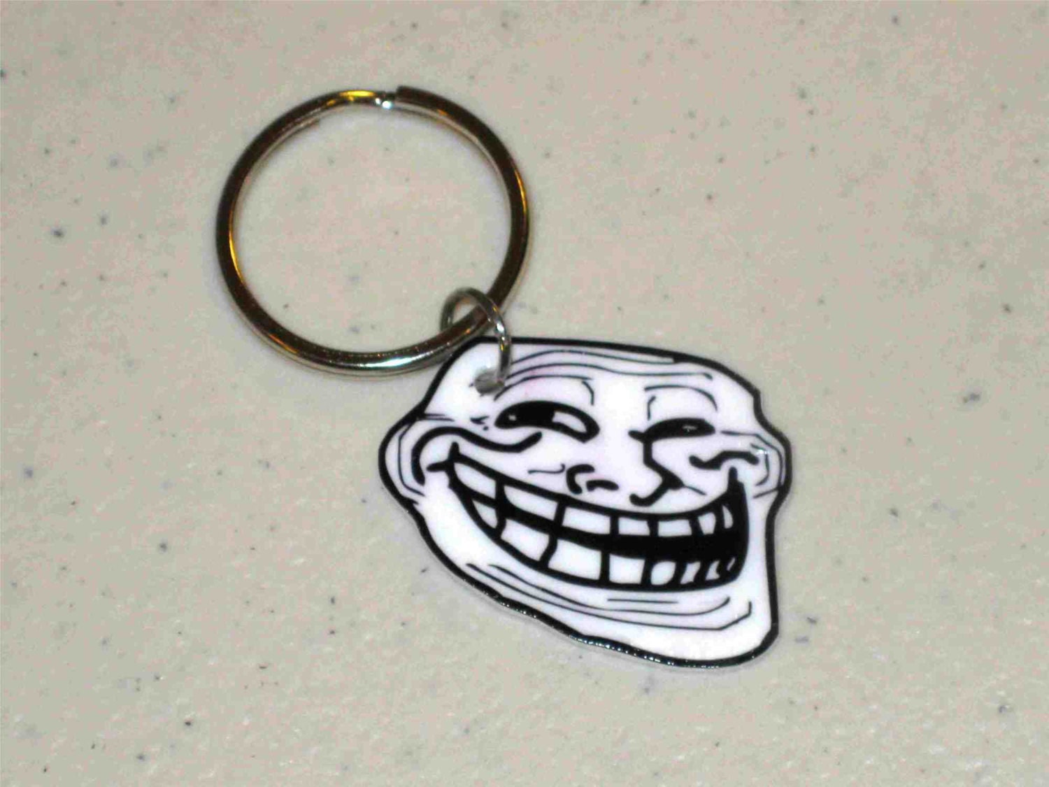 Troll Face - Internet Meme Keychain
