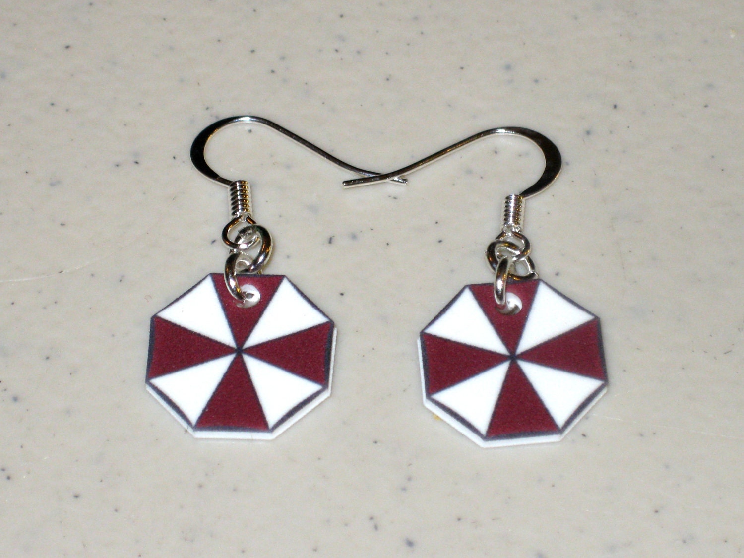 Umbrella Corporation Symbol - Resident Evil Clip-On Earrings (with clip-on option for non-pierced ears)