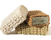 Eco Friendly Soap Pouch Organic Color Grown Cotton - 3 pkg