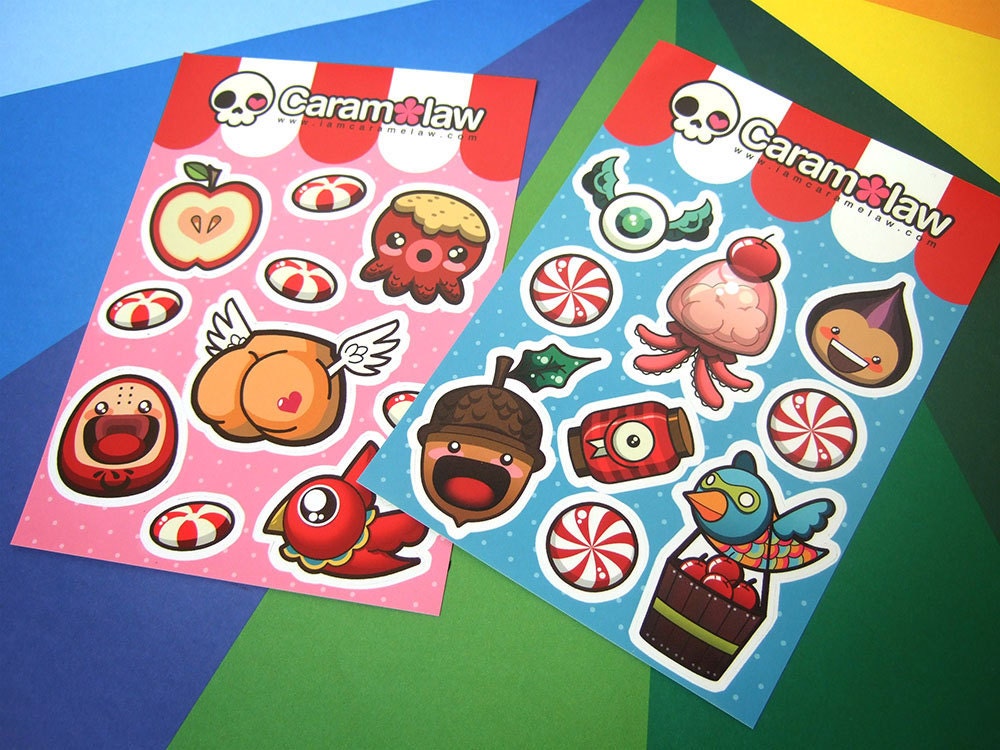 Caramelaw Cutie Sticker sets
