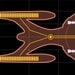 USS Enterprise 1701-E Star Trek LCARS Display 32x12 Print Medium