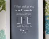 E-Tells-Tales - Life - Blogger Series 5x7 Print