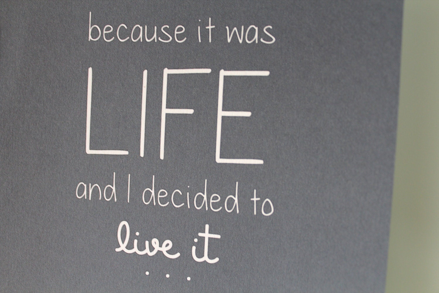 E-Tells-Tales - Life - Blogger Series 5x7 Print