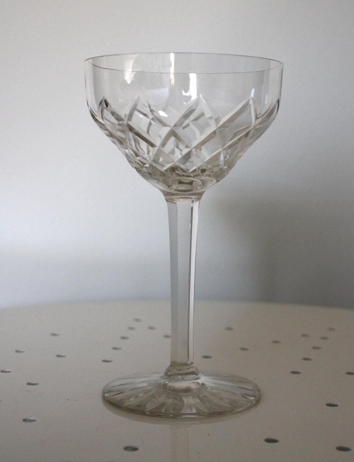 Crystal Champagne glasses set of 8 vintage