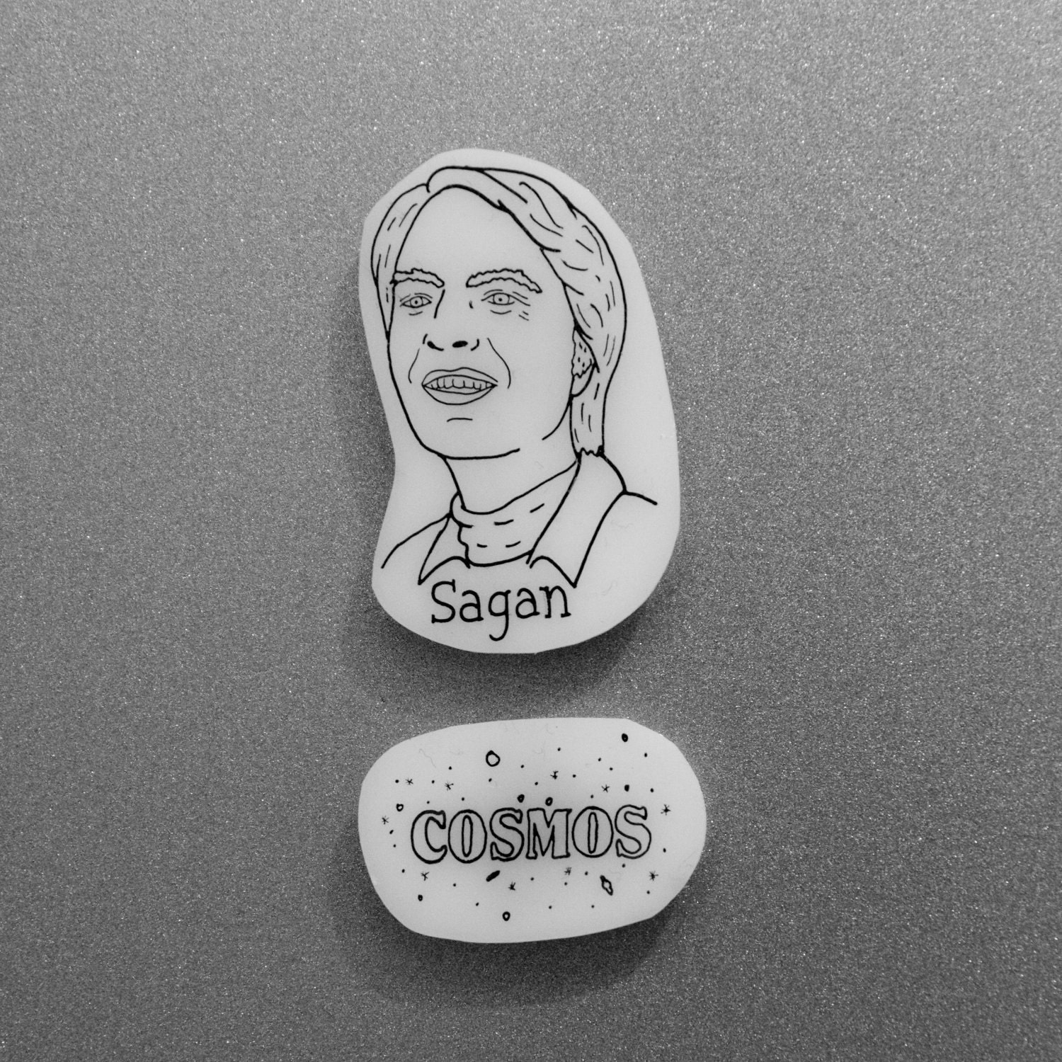 Carl Sagan Magnet set