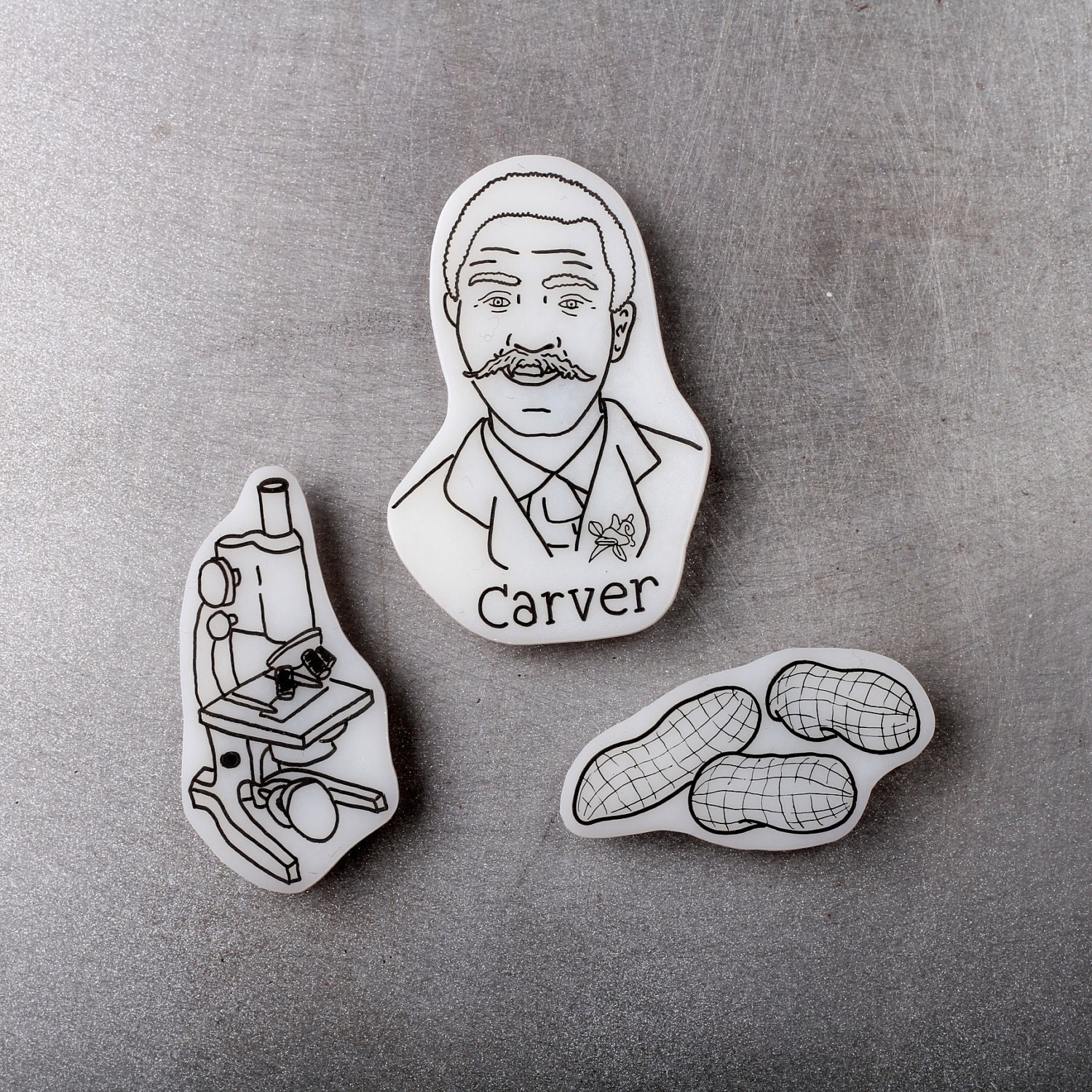 George Washington Carver Magnet Set