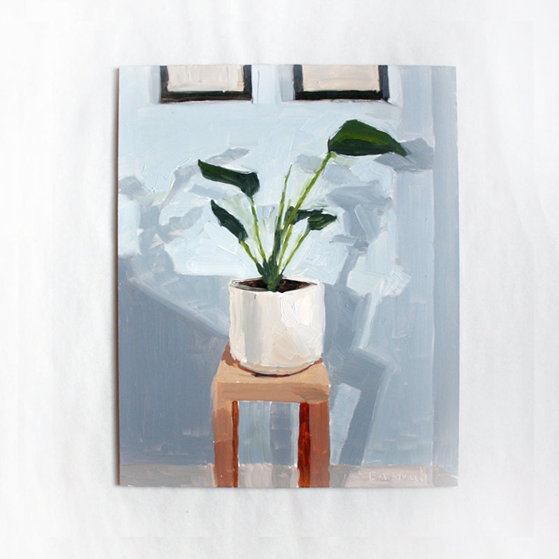 Potted Plant - Original Painting