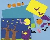Handprint Monster Craft Kit Party Favor Halloween Valentine Decoration or Gift Pack of 5