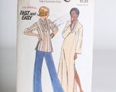 Women's Size 8-10 Misses Caftan & Top pattern, Butterick 3624