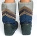 Size 9-10 Blue and grey moon boots
