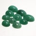 Adventurine Feldspar Cabochon parcel 49.75 carats, wire wrapping, jewelry making, artisans,   "Green Beans"