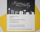 Wedding Shower Invitation Around the House Couples