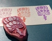 Box Flower Rubber Stamp Scrapbook Embellishment Supply Homemade Wedding Engagement