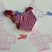 Bird Flying out of Birdcage Rubber Stamp Hand Carved Scrapbooking Card Paper Embellishment Supply