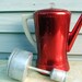 Red Retro Coffee Pot, West Bend Annodized Aluminum