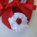 Red Satin Ladybug Baby Shoes - Soft Ballerina Slippers Baby Booties
