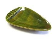 70s Modern Ashtray Green Atomic Signed Numbered Dated Smoking Collectible