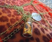 Tangerine peel & clove filled pendant