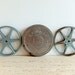 Eastman Kodak Metal Movie Film Reels and Canister, 16mm, Industrial Home Decor