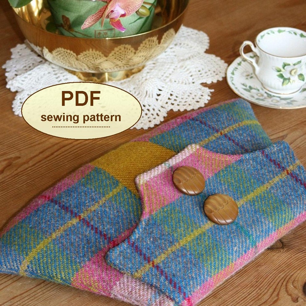 Sewing pattern to make the Home Guard Clutch Bag - PDF pattern INSTANT DOWNLOAD