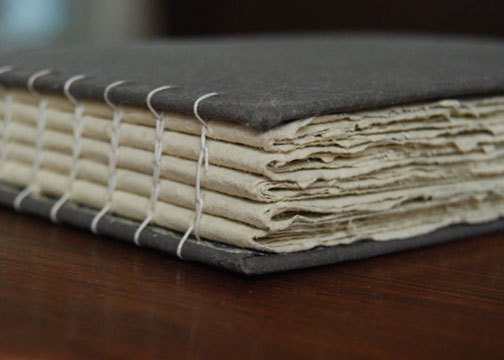 Coptic Bound Journal Made With Handmade Paper
