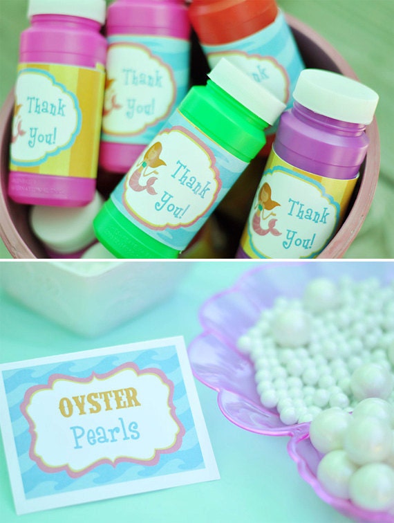 DIY Printable FULL collection : Mermaid Under the Sea