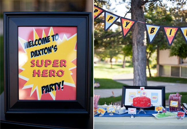 DIY printable full collection: SUPER HERO