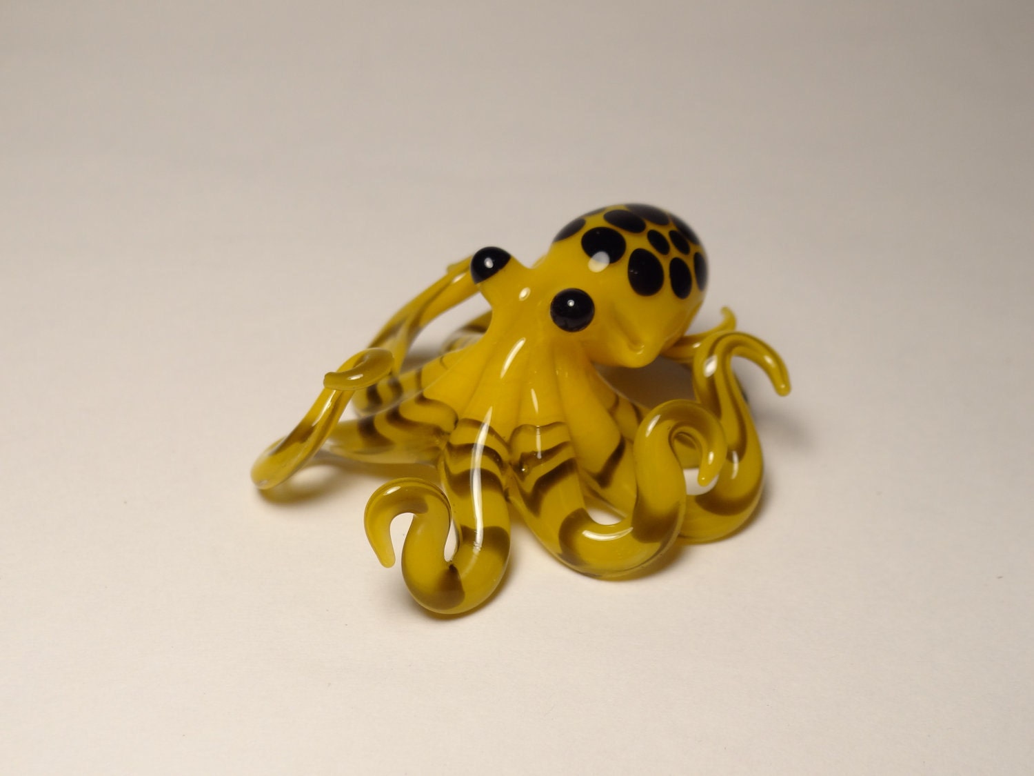 Yellow Octopus Pendant