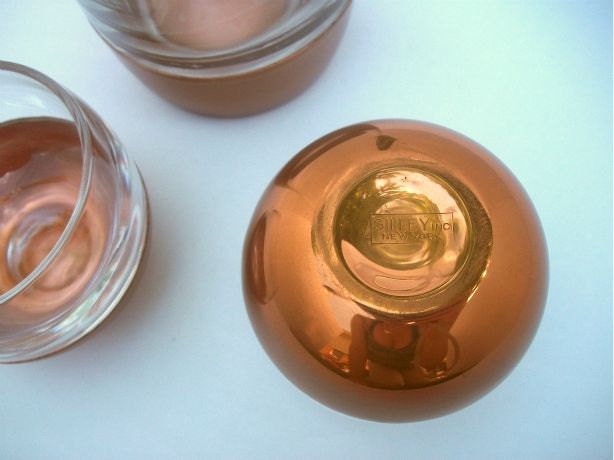 Mid Century Barware with Copper Trim