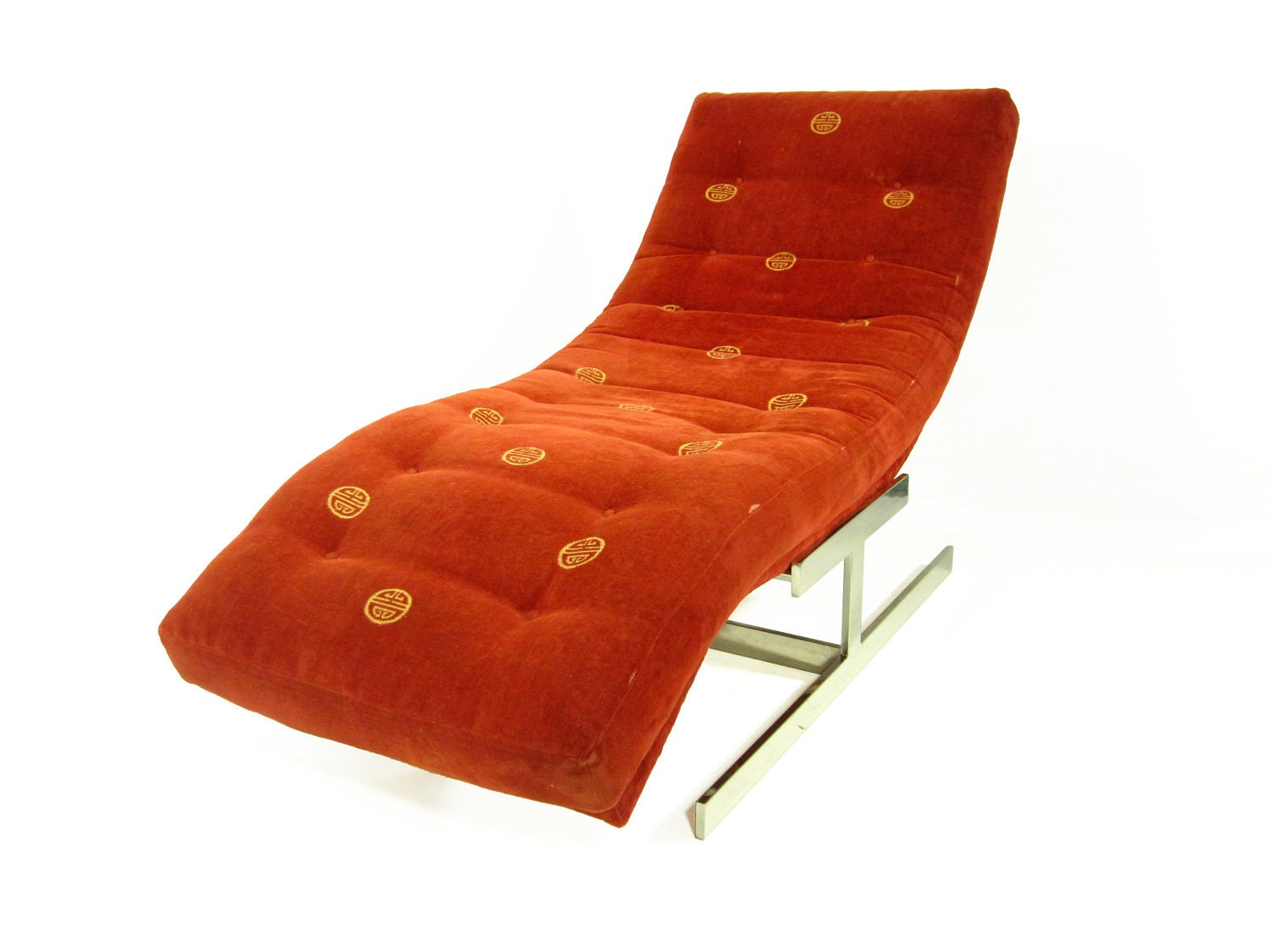 20% Off Sale - Vintage Milo Baughman Wave Chaise Lounge