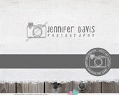 Photography Logo Premade Logo Design Camera Hand Drawn Logo Plus Circular File  Watermark Design