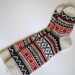 Scandinavian pattern rustic fall autumn winter knit knee-high wool socks Christmas gift CUSTOM MADE