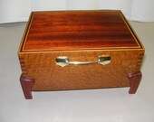 Handcrafted exotic wood jewerly box