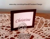 Handmade Wedding/Event Favors-Place Card Holders-Reception Gifts-Menu Holders-Keepsakes