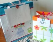 Birthday-Wedding-Gift-Tag Holders-Clips-No Tape-Set of 10-Gift/Treat/Promo/Favor Bags-Invitation Accents