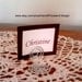 Handmade Wedding/Event Favors-Place Card Holders-Reception Gifts-Menu Holders-Keepsakes