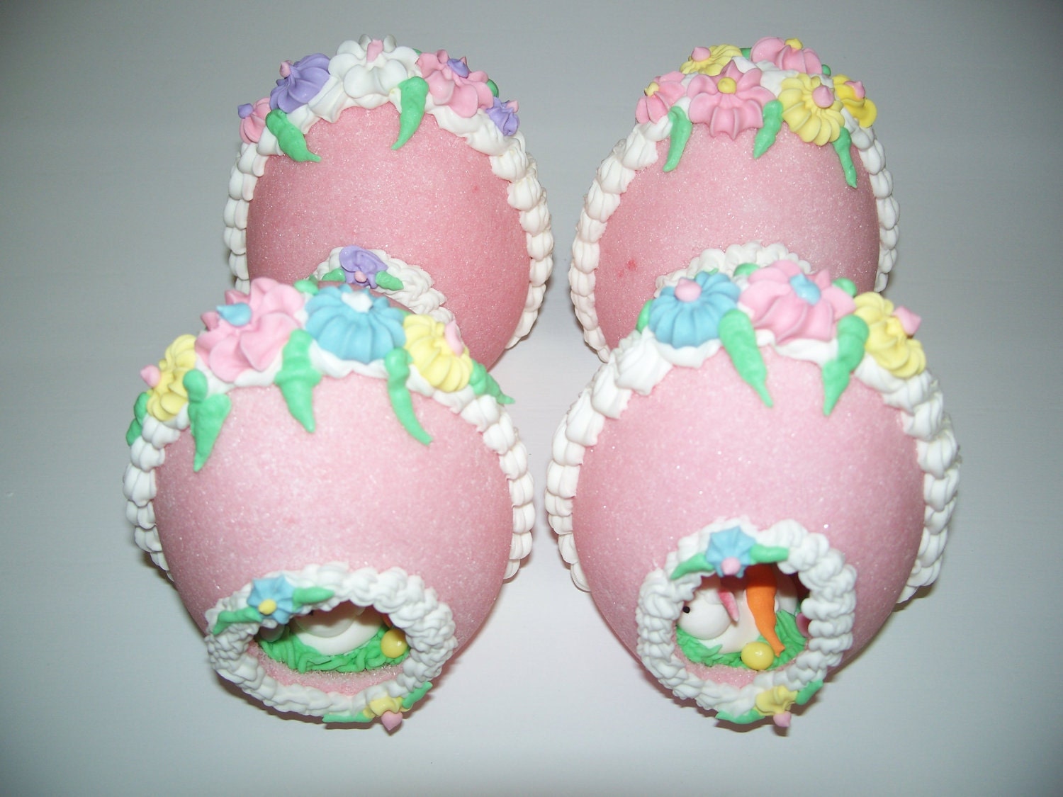 Sugar Easter Egg  Pink  Panoramic  Fresh 2013 Edible Easter Egg