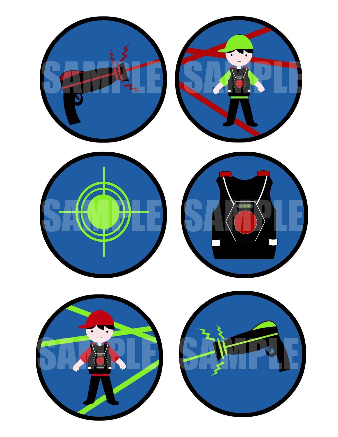 Laser Tag Party Favors