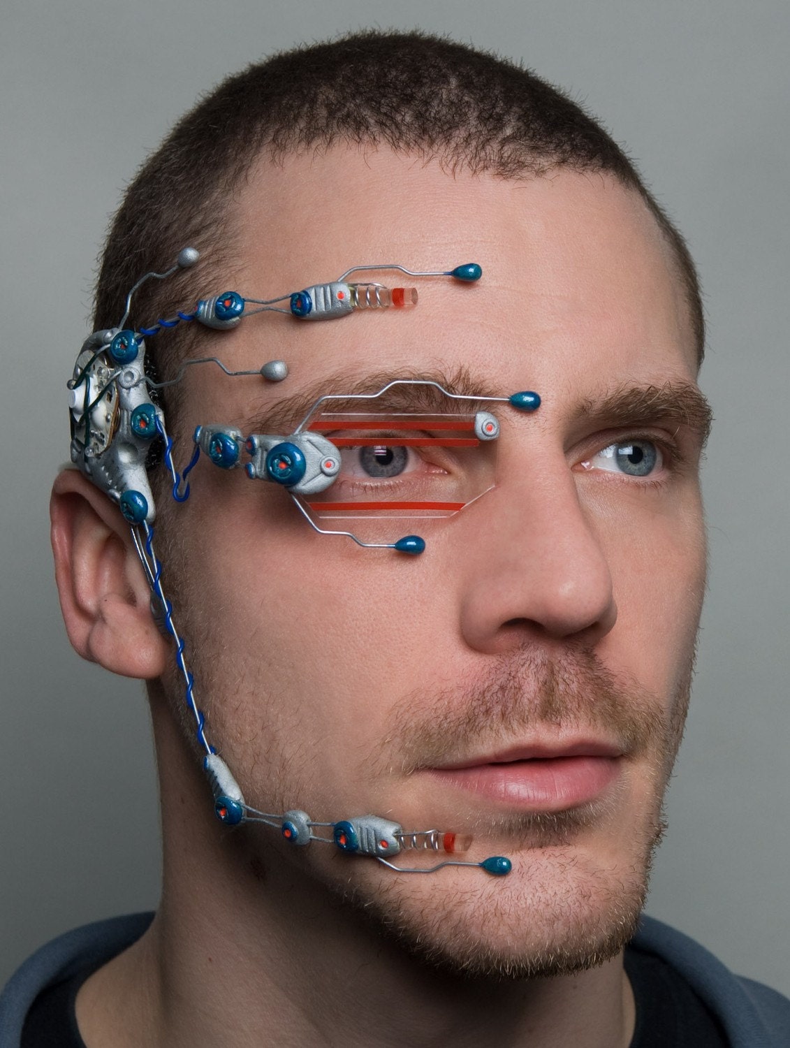 Technician cybernetic head system