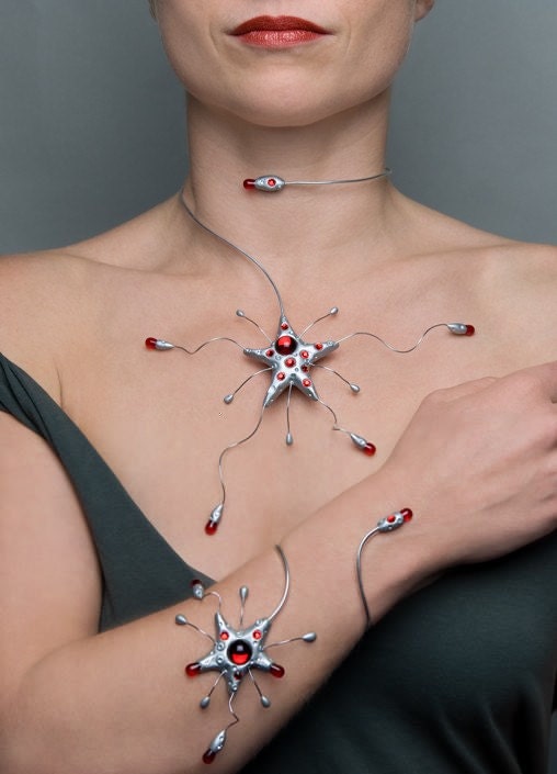 Amoeba neck piece